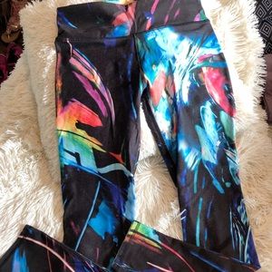 Fabletics multicolored full length leggings
